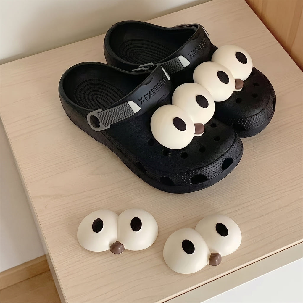 Funny Big Eyes Platform Clogs